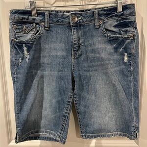 Aeropostale Blue Denim Women Shorts
